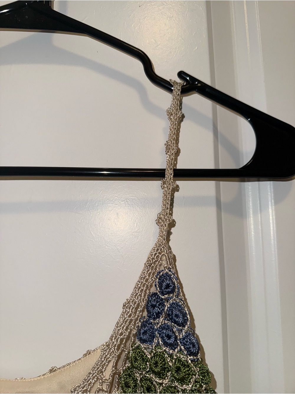 Very Vera | Vintage Crochet Floral Camisole Tank Top Multicolor Boho | Size S - Picture 4 of 11